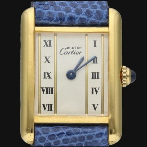 Montre Cartier Tank - Montre vermeil à quartz 58 Facettes MT41380