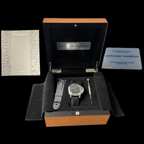 Montre Panerai Luminor Base - Montre homme en acier 44 mm 58 Facettes MT41109