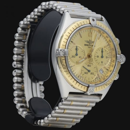 Montre Breitling Chronomat - Montre en or jaune et acier 36 mm 58 Facettes MT40869