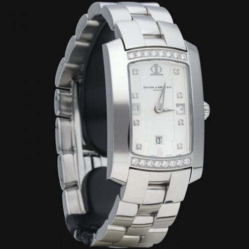 Montre Baume & Mercier Hampton - Montre femme en acier à quartz 58 Facettes MT41143