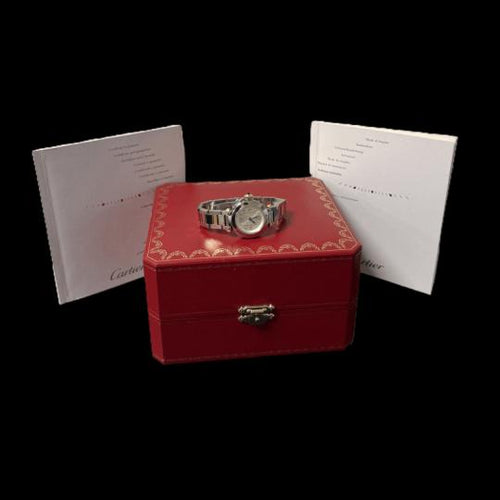 Montre Cartier Pasha - Montre femme à quartz 27 mm 58 Facettes MT40908