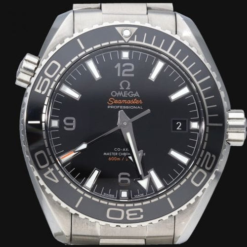Montre Omega Seamaster Planet Ocean - Montre 600M en acier 44 mm 58 Facettes MT41129