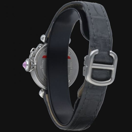 Montre Cartier Pasha - Montre femme PM 27 mm quartz en acier 58 Facettes MT41549