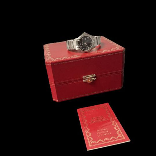 Montre Cartier Cougar - Montre quartz en acier, 33 mm 58 Facettes MT41500