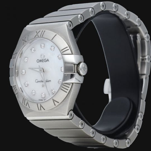 Montre Omega Constellation - Montre femme en acier 27 mm 58 Facettes MT41332