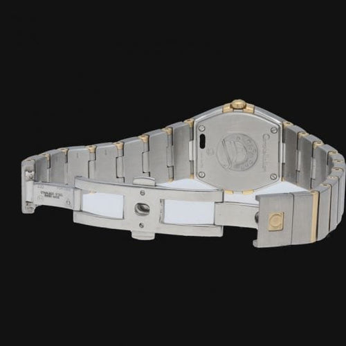 Montre Omega Constellation - Montre quartz femme 24 mm or jaune/acier et diamants 58 Facettes MT41336