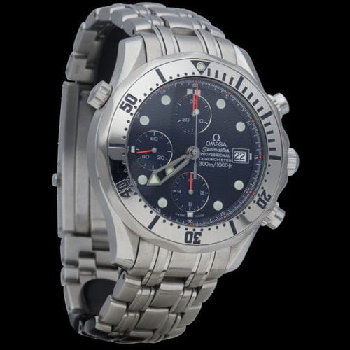 Montre Omega Seamaster Diver 300M - Montre chronographe automatique acier 42 mm 58 Facettes MT41377