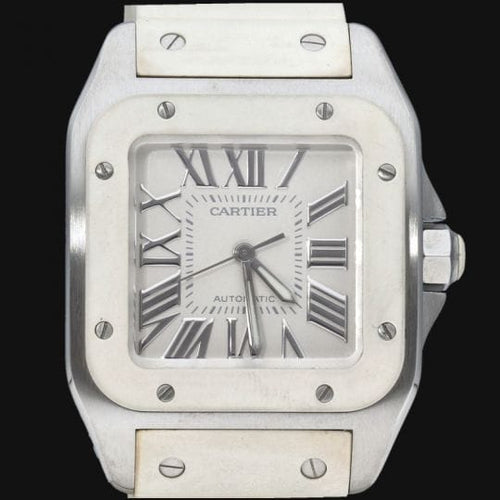 Montre Cartier Santos 100 - Montre automatique en acier 58 Facettes MT41473