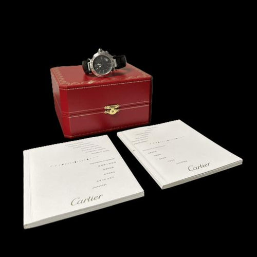 Montre Cartier Pasha Plongeur - Montre automatique homme 38 mm en acier 58 Facettes MT41550