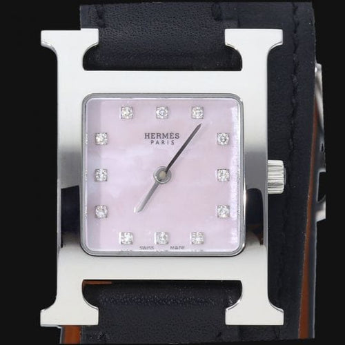 Montre Hermès Heure H - Montre femme quartz en acier 58 Facettes MT41664