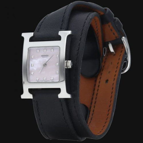 Montre Hermès Heure H - Montre femme quartz en acier 58 Facettes MT41664