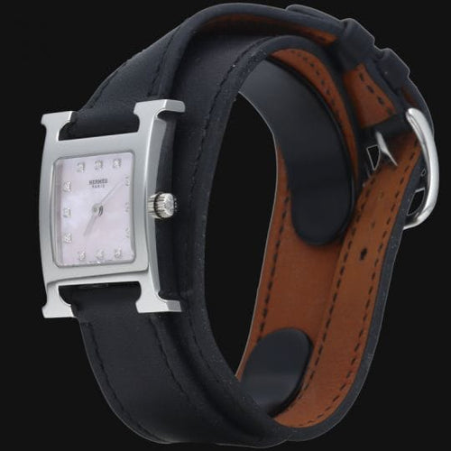 Montre Hermès Heure H - Montre femme quartz en acier 58 Facettes MT41664