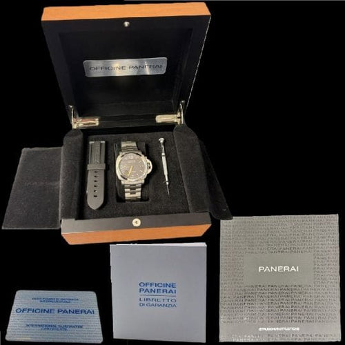 Montre Panerai Luminor Marina 1950 - Montre automatique 44 mm en titane 58 Facettes MT41966