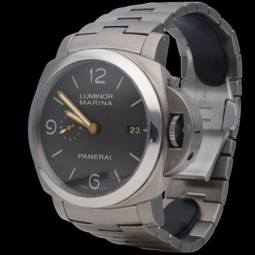 Montre Panerai Luminor Marina 1950 - Montre automatique 44 mm en titane 58 Facettes MT41966