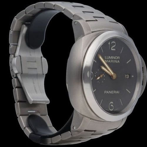 Montre Panerai Luminor Marina 1950 - Montre automatique 44 mm en titane 58 Facettes MT41966