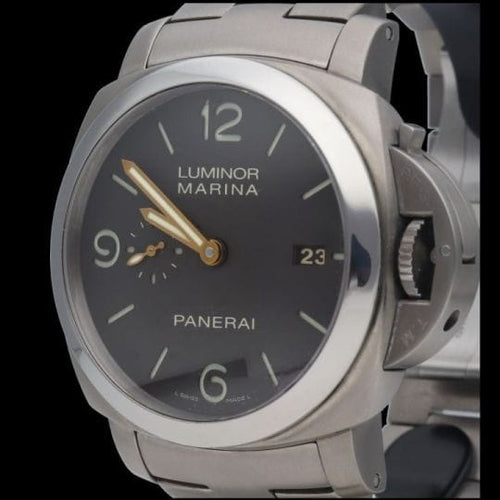 Montre Panerai Luminor Marina 1950 - Montre automatique 44 mm en titane 58 Facettes MT41966