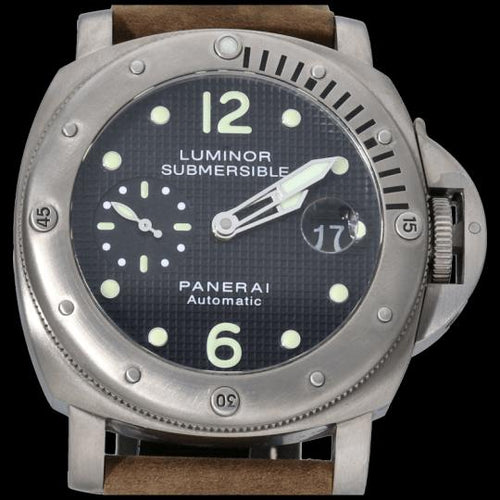 Montre Panerai Luminor Submersible - Montre automatique homme 44 mm en titane 58 Facettes MT41925