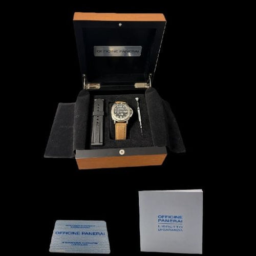 Montre Panerai Luminor Submersible - Montre automatique homme 44 mm en titane 58 Facettes MT41925