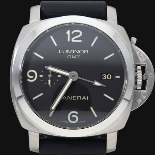 Montre Panerai Luminor 1950 - Montre homme automatique GMT 44 mm acier 58 Facettes MT41964