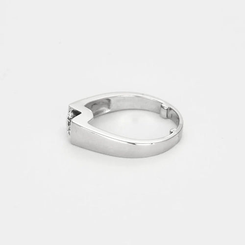 Bague 58 Bague en Or blanc et Diamant 0,75 58 Facettes 250304