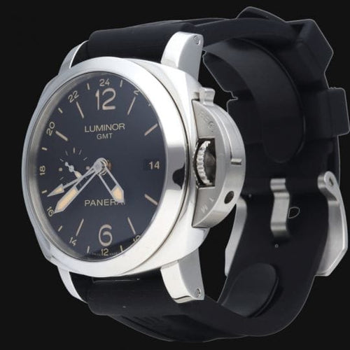 Montre Panerai Luminor 1950 - Montre 3 Days GMT automatique acier 44 mm 58 Facettes MT41973