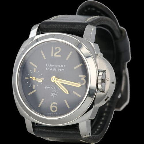 Montre Panerai Luminor Marina Logo - Montre homme en acier 44 mm 58 Facettes MT41988