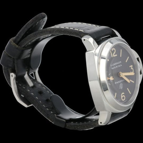 Montre Panerai Luminor Marina Logo - Montre homme en acier 44 mm 58 Facettes MT41988