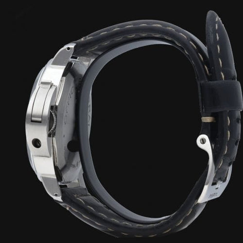 Montre Panerai Luminor Marina Logo - Montre homme en acier 44 mm 58 Facettes MT41993