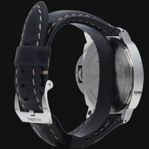 Montre Panerai Luminor Marina Logo - Montre homme en acier 44 mm 58 Facettes MT41993