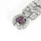 Bracelet Bracelet Art Déco, platine, diamants et rubis 58 Facettes 250257