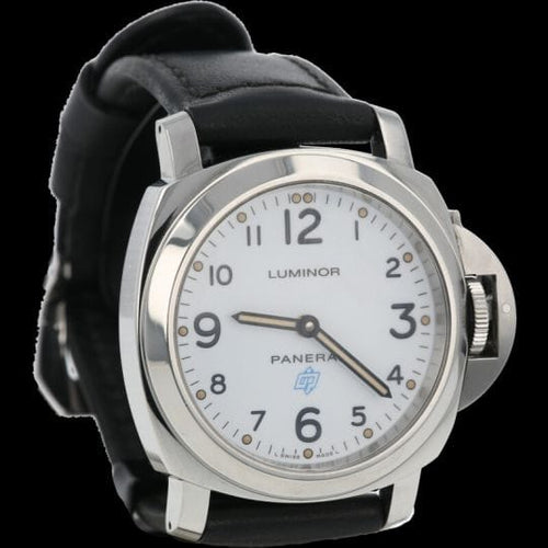 Montre Panerai Luminor Base Logo - Montre homme 44 mm en acier 58 Facettes MT41983