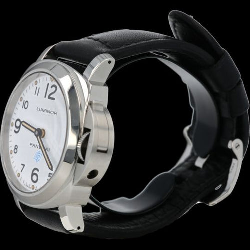 Montre Panerai Luminor Base Logo - Montre homme 44 mm en acier 58 Facettes MT41983