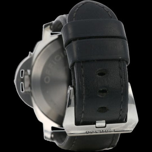 Montre Panerai Luminor Base Logo - Montre homme 44 mm en acier 58 Facettes MT41983