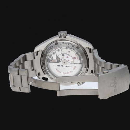 Montre Omega Seamaster Planet Ocean GMT - Montre homme en titane 44 mm 58 Facettes MT41787