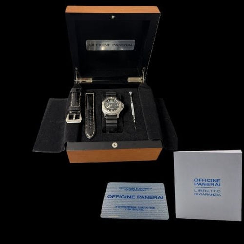 Montre Panerai Luminor Submersible - Montre automatique homme 44 mm acier 58 Facettes MT41996