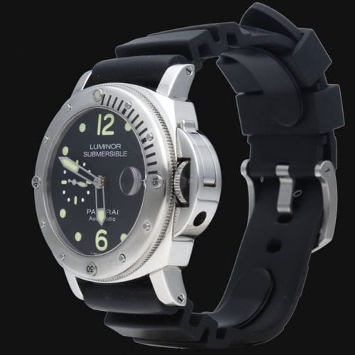 Montre Panerai Luminor Submersible - Montre automatique homme 44 mm acier 58 Facettes MT41996