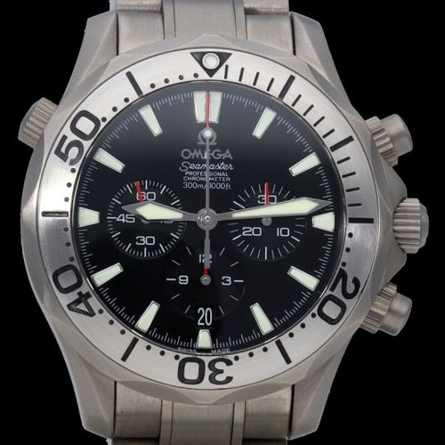 Montre Omega Seamaster Diver 300M - Montre chronographe en titane 58 Facettes MT41752