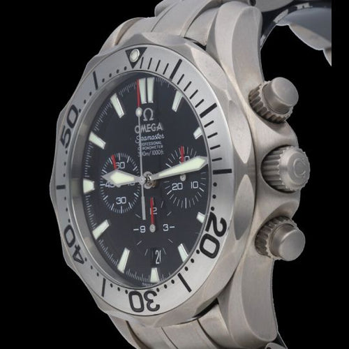 Montre Omega Seamaster Diver 300M - Montre chronographe en titane 58 Facettes MT41752