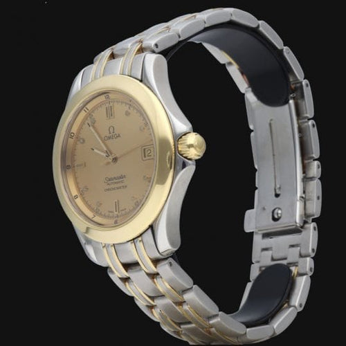 Montre Omega Seamaster 120M - Montre automatique 36 mm en or jaune et acier 58 Facettes MT41889