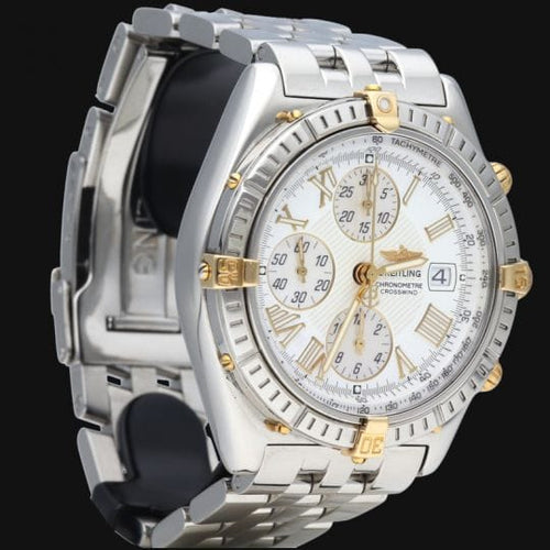 Montre Breitling Crosswind Chronograph - Montre homme en or jaune et acier 58 Facettes MT42117