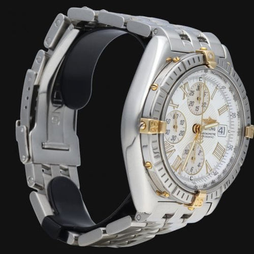 Montre Breitling Crosswind Chronograph - Montre homme en or jaune et acier 58 Facettes MT42117