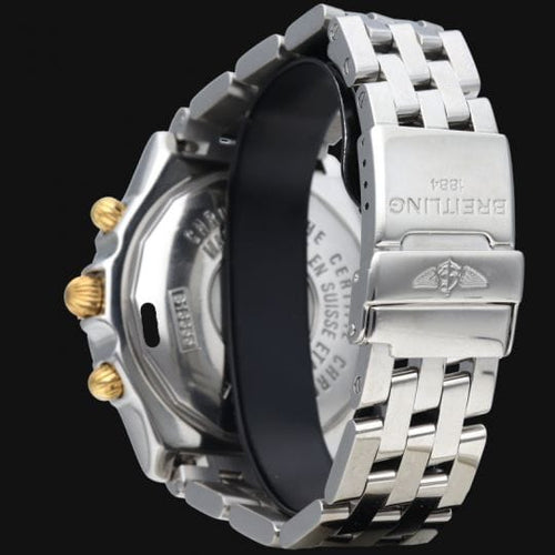 Montre Breitling Crosswind Chronograph - Montre homme en or jaune et acier 58 Facettes MT42117