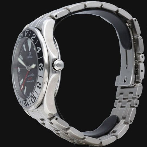 Montre Omega Seamaster Diver 300M GMT - Montre homme en acier 58 Facettes MT40531