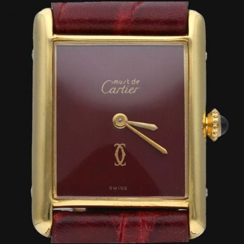 Montre Cartier Tank - Montre Vermeil 58 Facettes MT42249