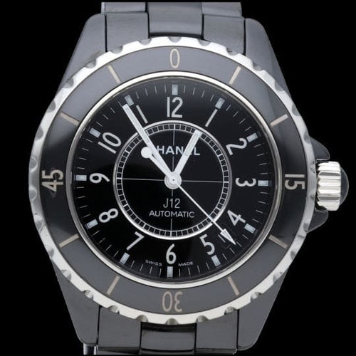 Montre Chanel J12 - Montre automatique 38 mm en céramique noire 58 Facettes MT40401