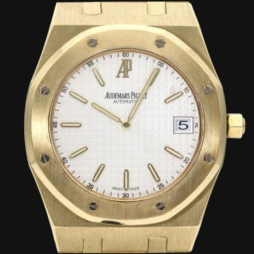 Montre Audemars Piguet Royal Oak - Montre homme 39 mm en or jaune 18K 58 Facettes MT42377