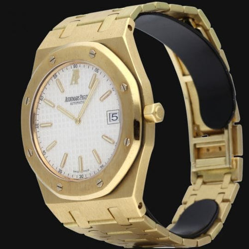 Montre Audemars Piguet Royal Oak - Montre homme 39 mm en or jaune 18K 58 Facettes MT42377
