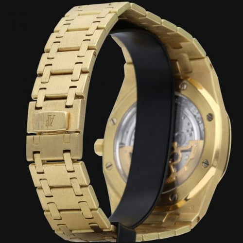 Montre Audemars Piguet Royal Oak - Montre homme 39 mm en or jaune 18K 58 Facettes MT42377