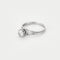 Bague 60 Bague solitaire en or blanc et diamant 58 Facettes 250282