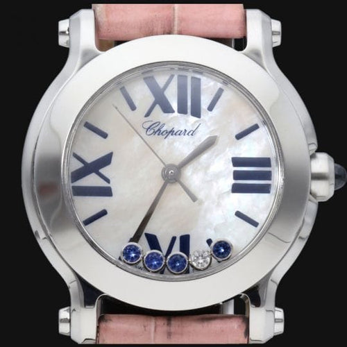 Montre Chopard Happy Sport - Montre femme à quartz en acier 30 mm 58 Facettes MT42473